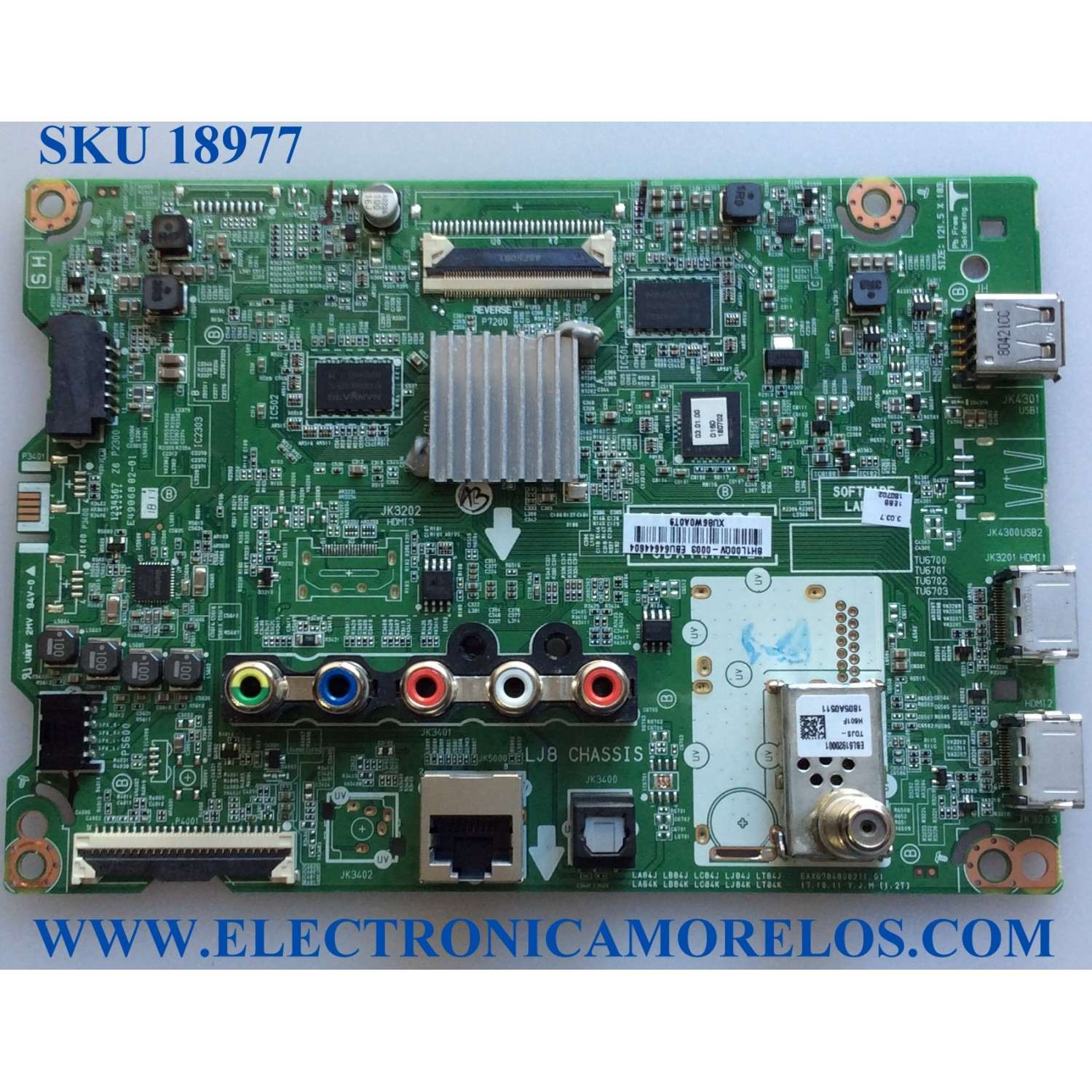 MAIN / LG EBU64644604 / EAX67848002 / 8H1L00QV-003 / EAX67848002(1.0) / PANEL NC430DUE-AAFX1 / MODELO 43LK5700PUA / 43LK5700PUA.BUSWLJM